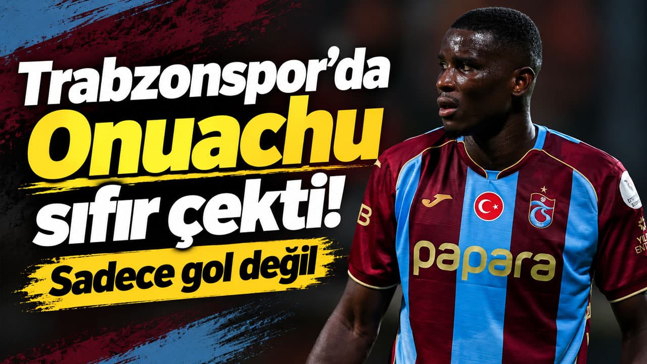Onuachu 90 dakikada şut atamadı: Trabzonspor forveti gol fırsatına ulaşamadı