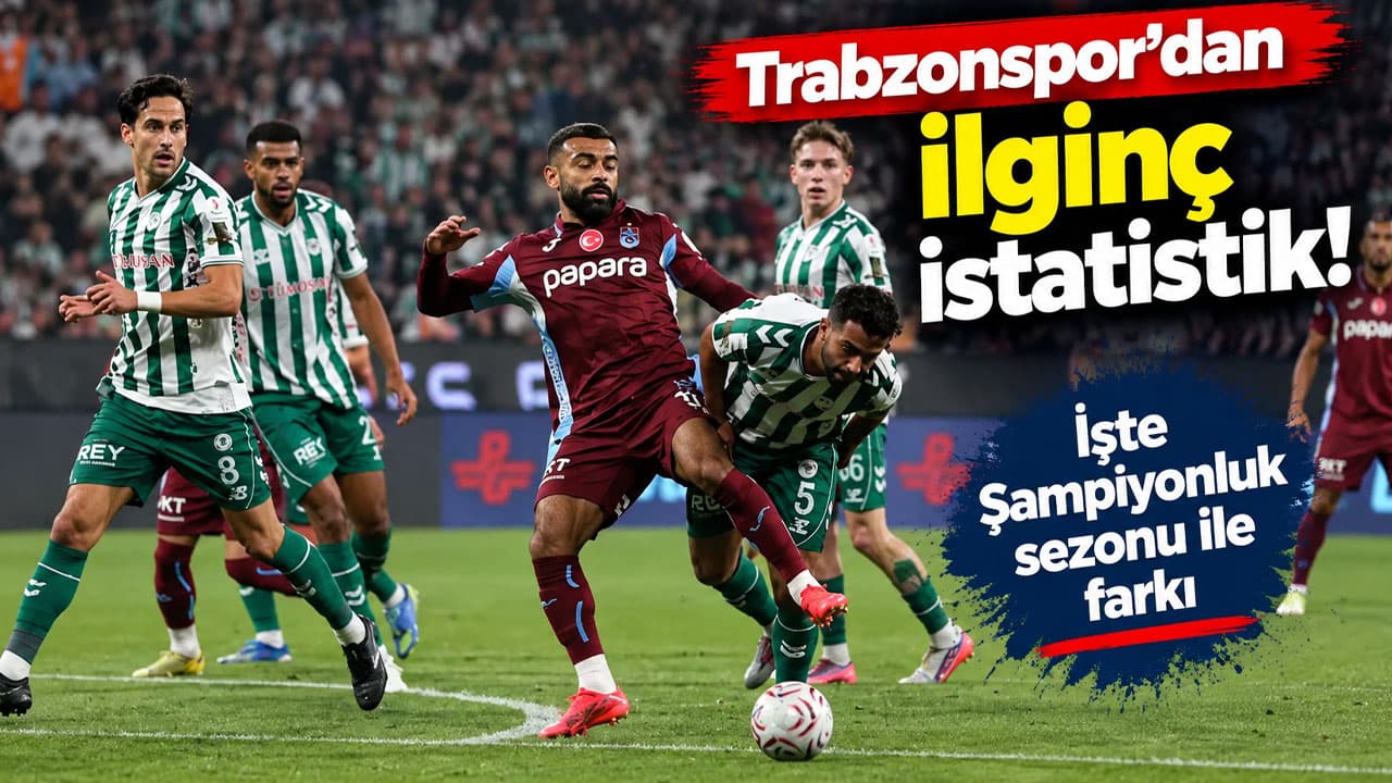 Trabzonspor’un sezon başlangıcında öne çıkan istatistikleri: Averaj ve gol verileri dikkat çekti