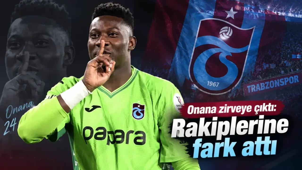 Onana, kurtarış yüzdesinde dört büyükler arasında zirveyi aldı