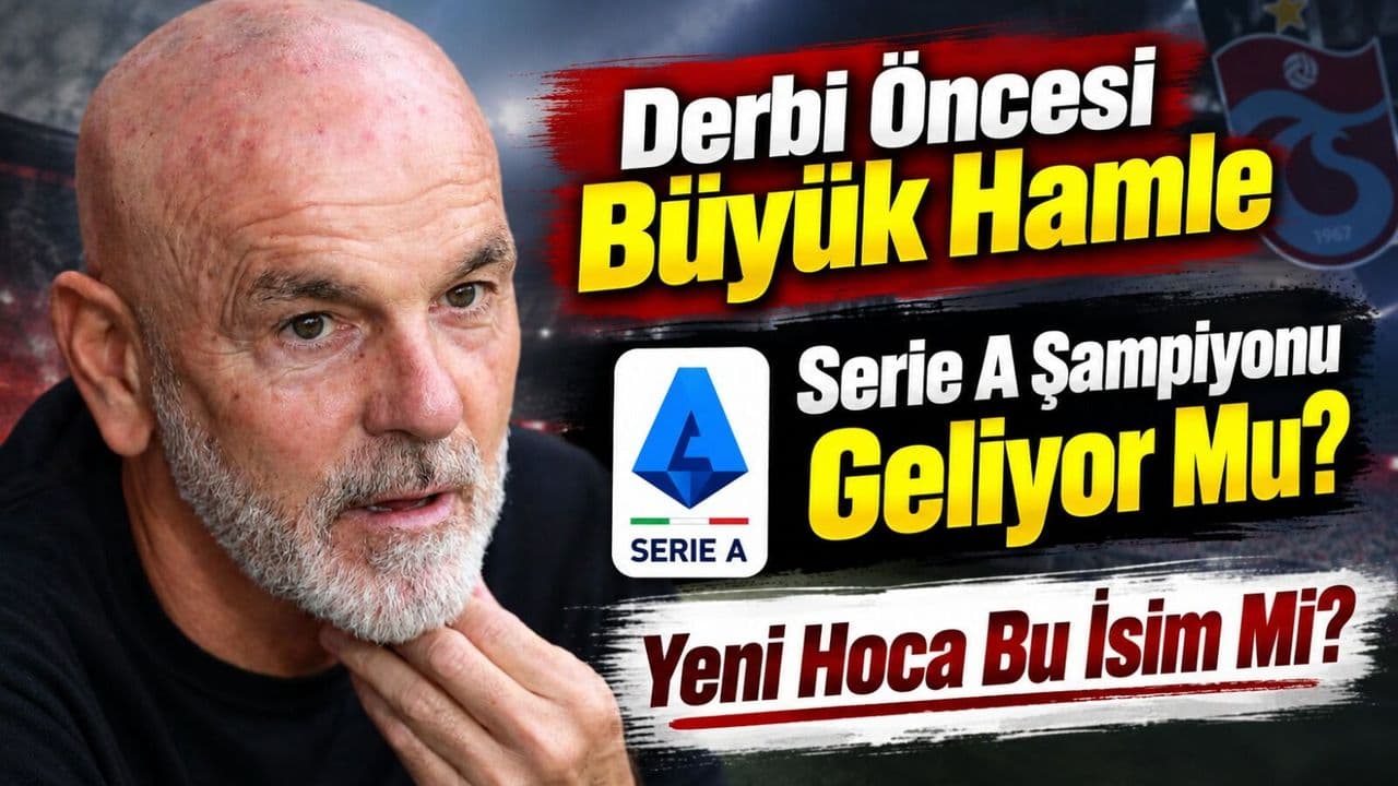 Trabzonspor’un Teknik Direktör Arayışında Stefano Pioli İddiası: Galatasaray Derbisine Kadar Sonuçlanması Hedefleniyor