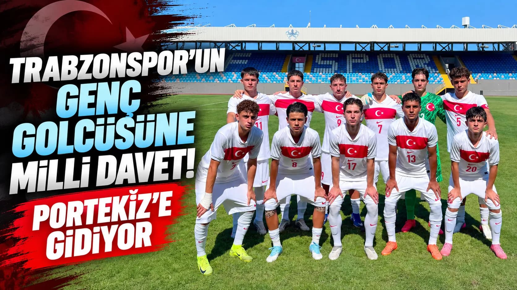 Trabzonspor’un genç forveti Umut Yağız Kaba U16 aday kadrosuna çağrıldı