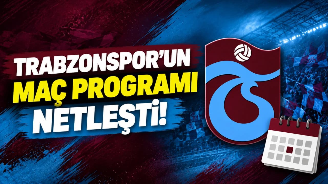 Trabzonspor altyapılarının hafta sonu fikstürü açıklandı