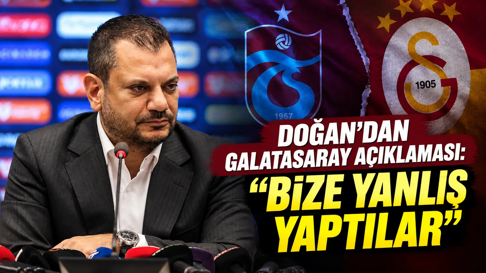 Ertuğrul Doğan: "Bize yanlış yaptılar" — Deplasman yasağına karşı çıktı