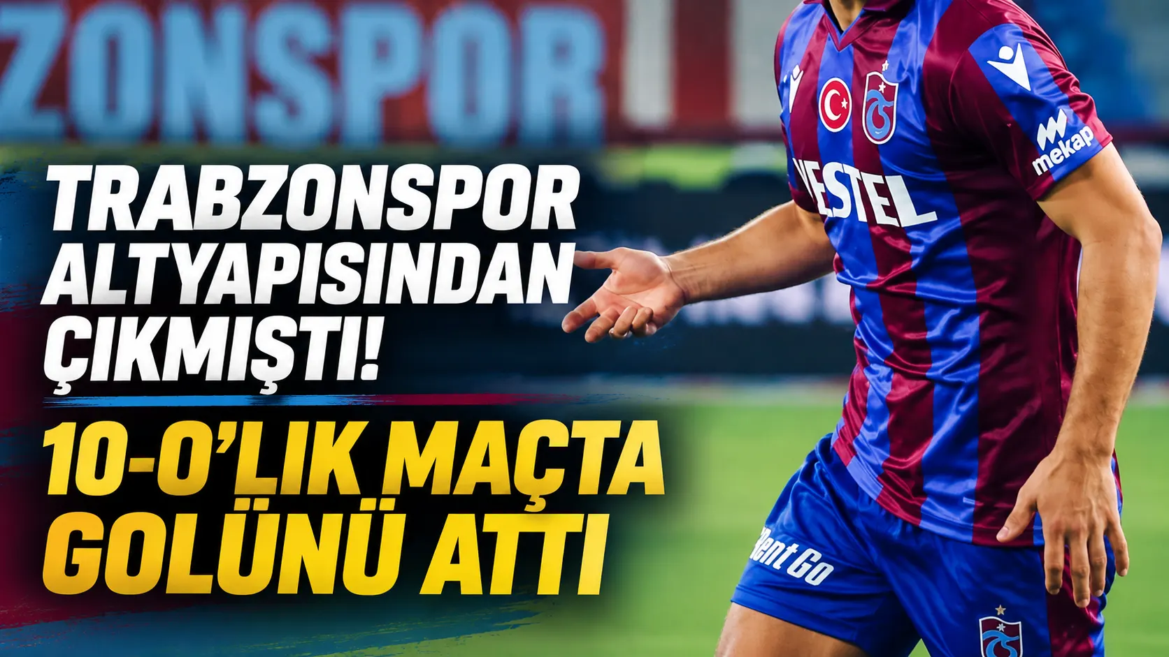 Trabzonspor altyapılı Safa Kınalı, Amasyaspor'un 10-0'ında ilk golü attı