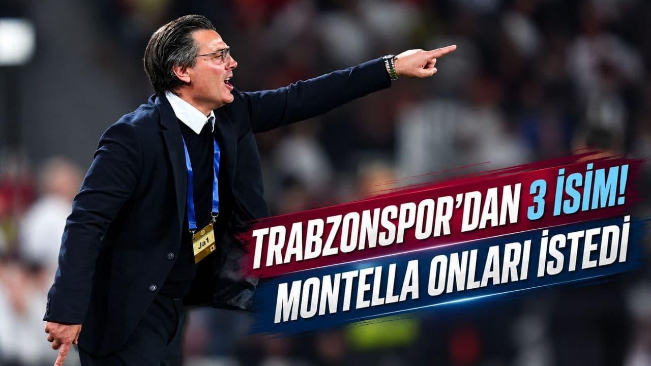 Montella üç Trabzonspor oyuncusunu A Milli Takım aday kadrosuna aldı