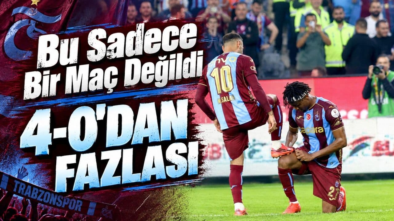 Papara Park’ta Tarihi Fark: Trabzonspor 4-0
