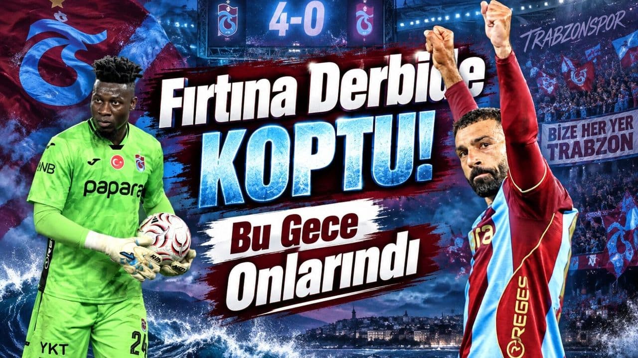Papara Park’ta Trabzonspor Fırtınası: Salah Hattrick, Onana Kritik Kurtarışlar