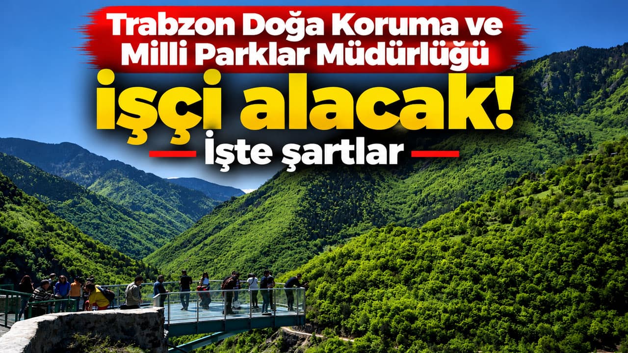 Trabzon DKMP Müdürlüğü Maçka’da 10 kişilik İUP ilanı açtı