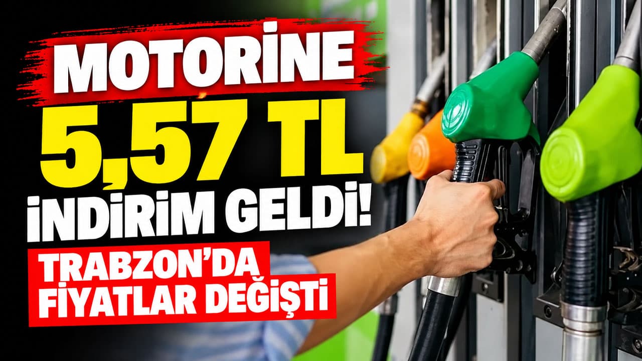 Motorinde 5,57 TL indirim uygulandı: Litre fiyatı geriledi