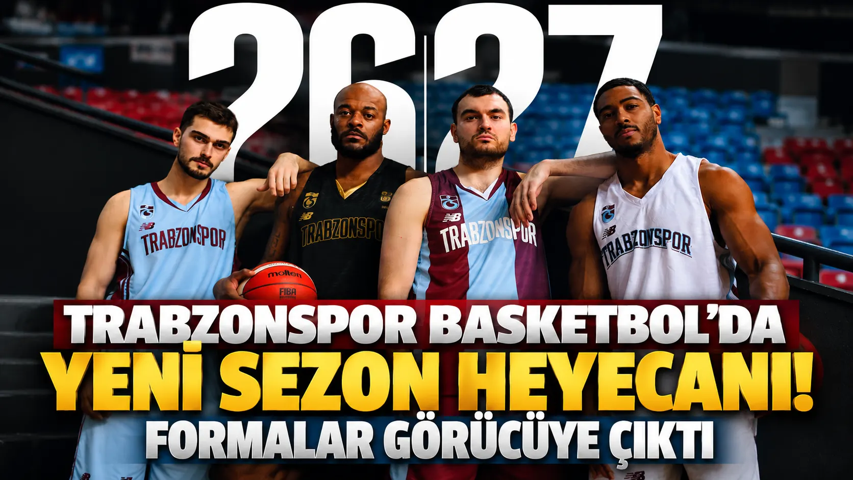 Trabzonspor Basketbol yeni sezon formalarını tanıttı