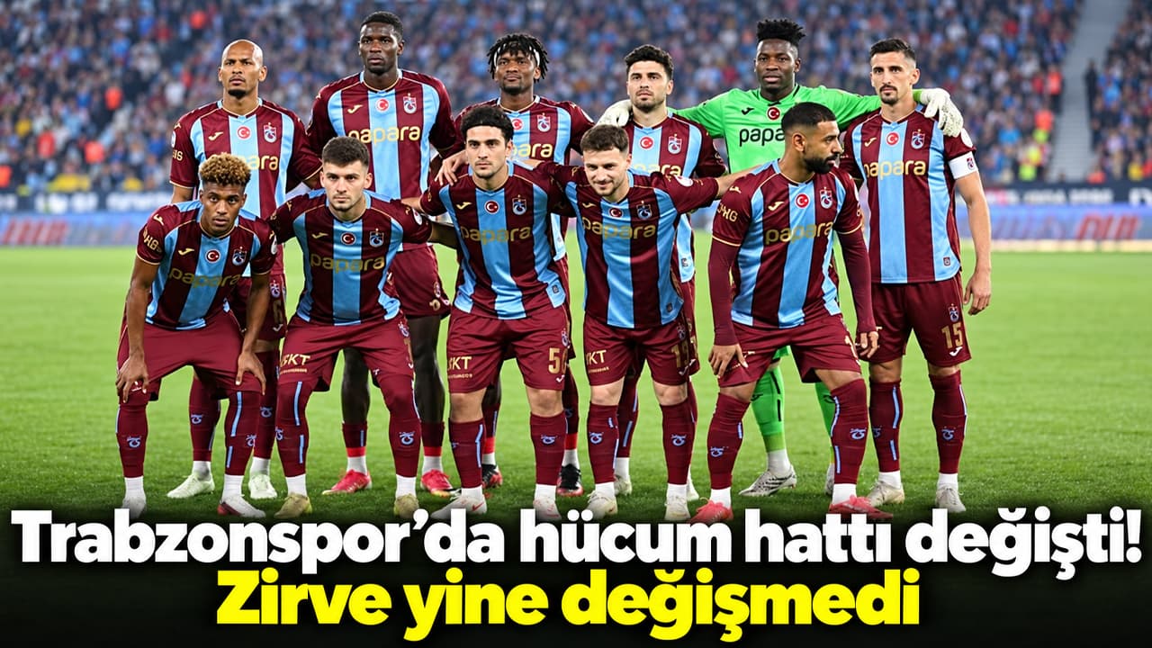 Trabzonspor’un hücum hattı yenilendi, gol yükü yine üç ismin omzunda