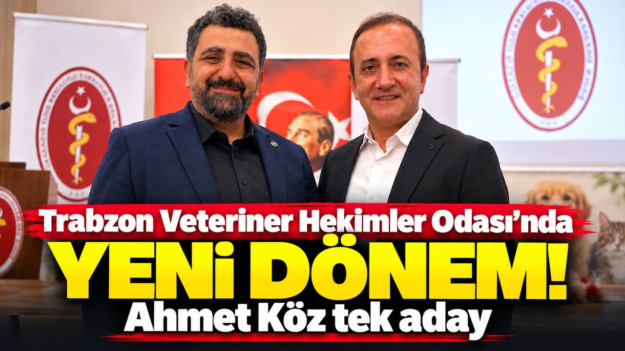 Trabzon Veteriner Hekimler Odası’nda görev devir teslimi: Ahmet Köz tek aday