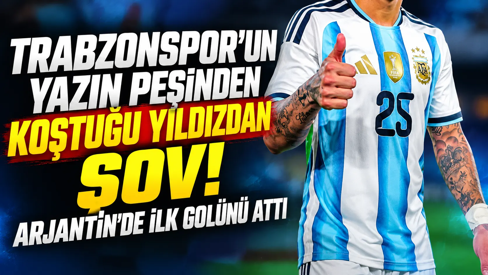 Trabzonspor’un radarındaki Prestianni, Arjantin formasıyla kadro etkisi gösterdi