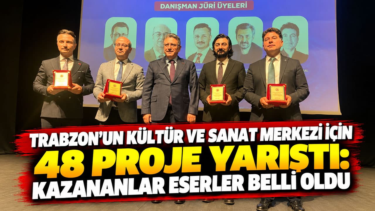 Trabzon Kültür ve Sanat Merkezi Ulusal Yarışması Sonuçlandı: Birinci Buğrahan Miraç Eser