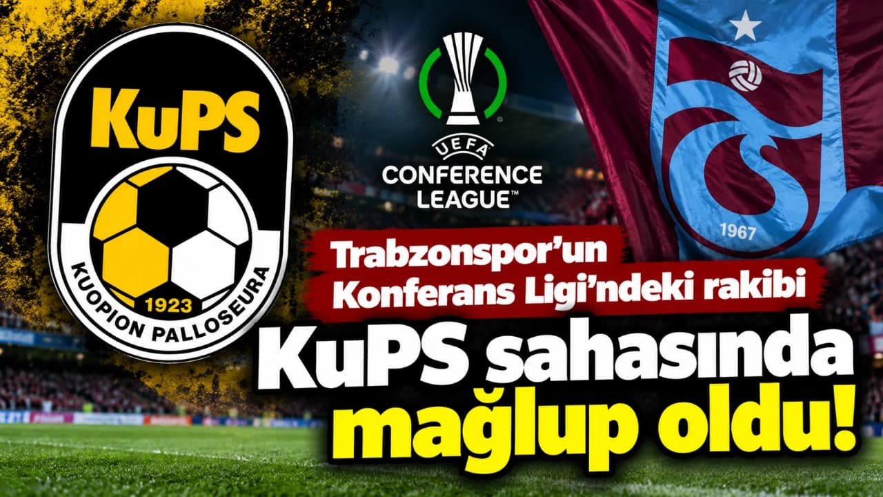 Konferans Ligi öncesi KuPS evinde 1-0 yenildi