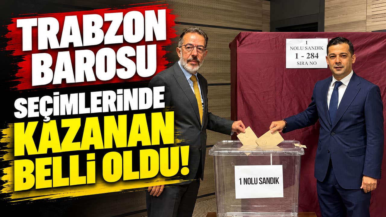 Trabzon Barosu başkanlığında Hakan Orhan yeniden seçildi