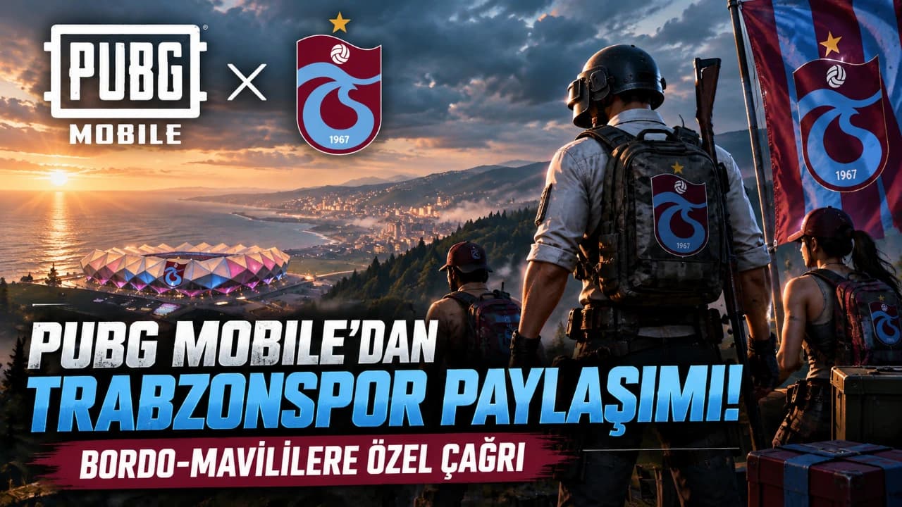 PUBG Mobile, Trabzonspor formasını oyuna taşıdığını duyurdu