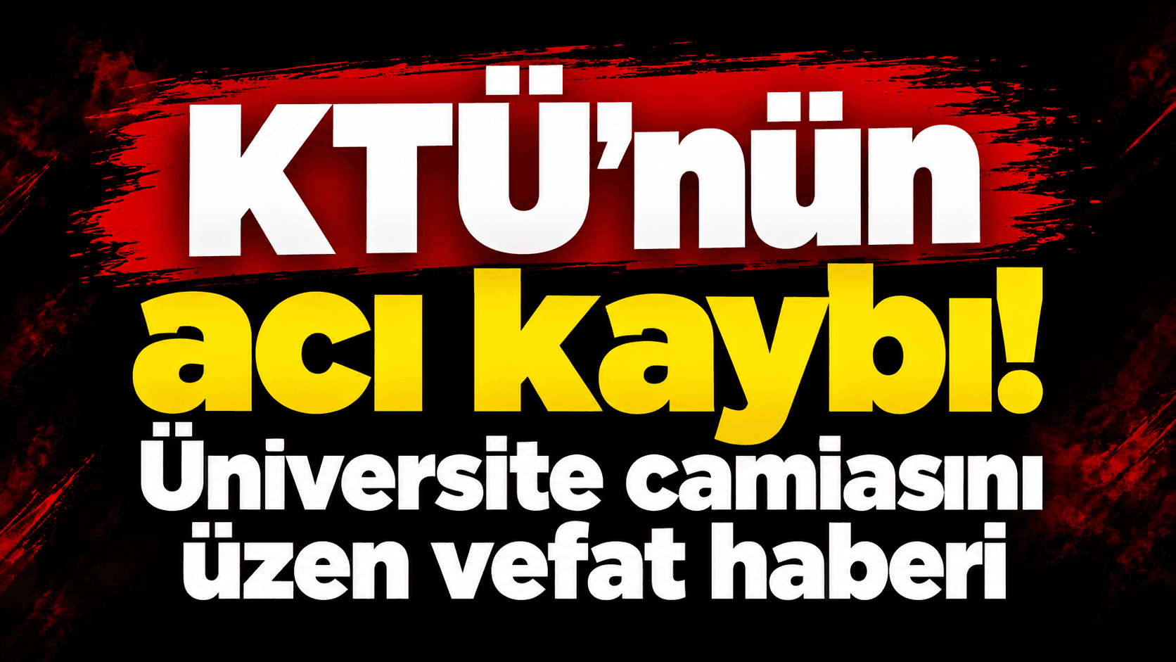 KTÜ’nün kurucu dekanı Prof. Dr. Mehmet Yazıcı vefat etti