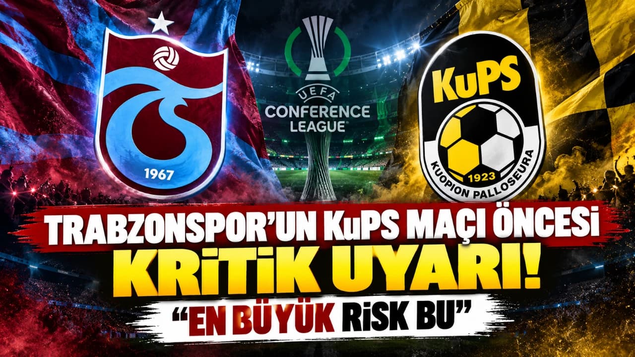 Gökmen Şahin: KuPS maçı için en büyük tehdit suni çim