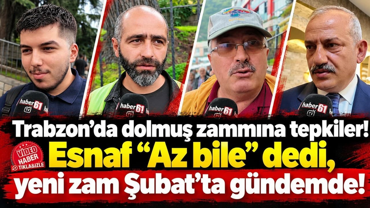 Trabzon’da dolmuş ücretlerine yüzde 25 zam; esnaf “az” vatandaş “haklı” dedi