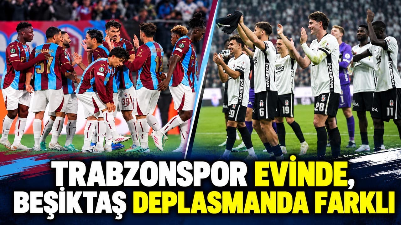 Trabzonspor evinde güven veriyor, Beşiktaş deplasmanda zorlanıyor