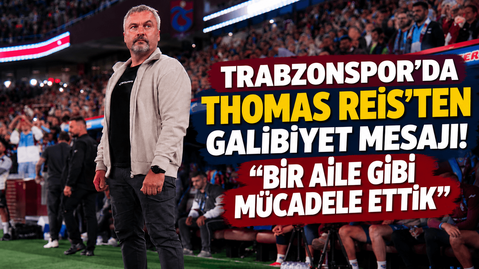 Reis: "Bir aile gibi mücadele ettik" — Trabzonspor savunmasıyla kazandı