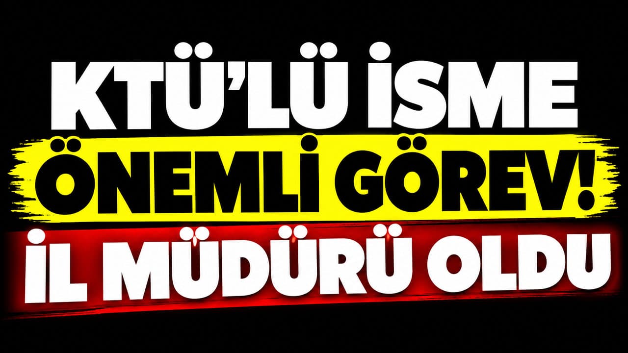 KTÜ mezunu Murat Turan Muş İl Müdürü olarak atandı