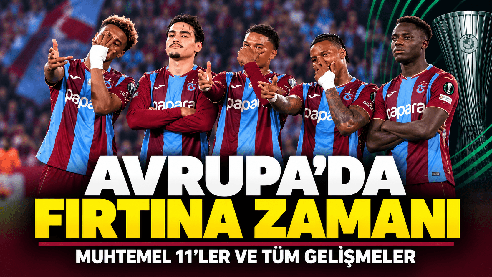 Trabzonspor, Hearts ile sahasında karşılaşıyor — maç 20.00'de TRT 1'de