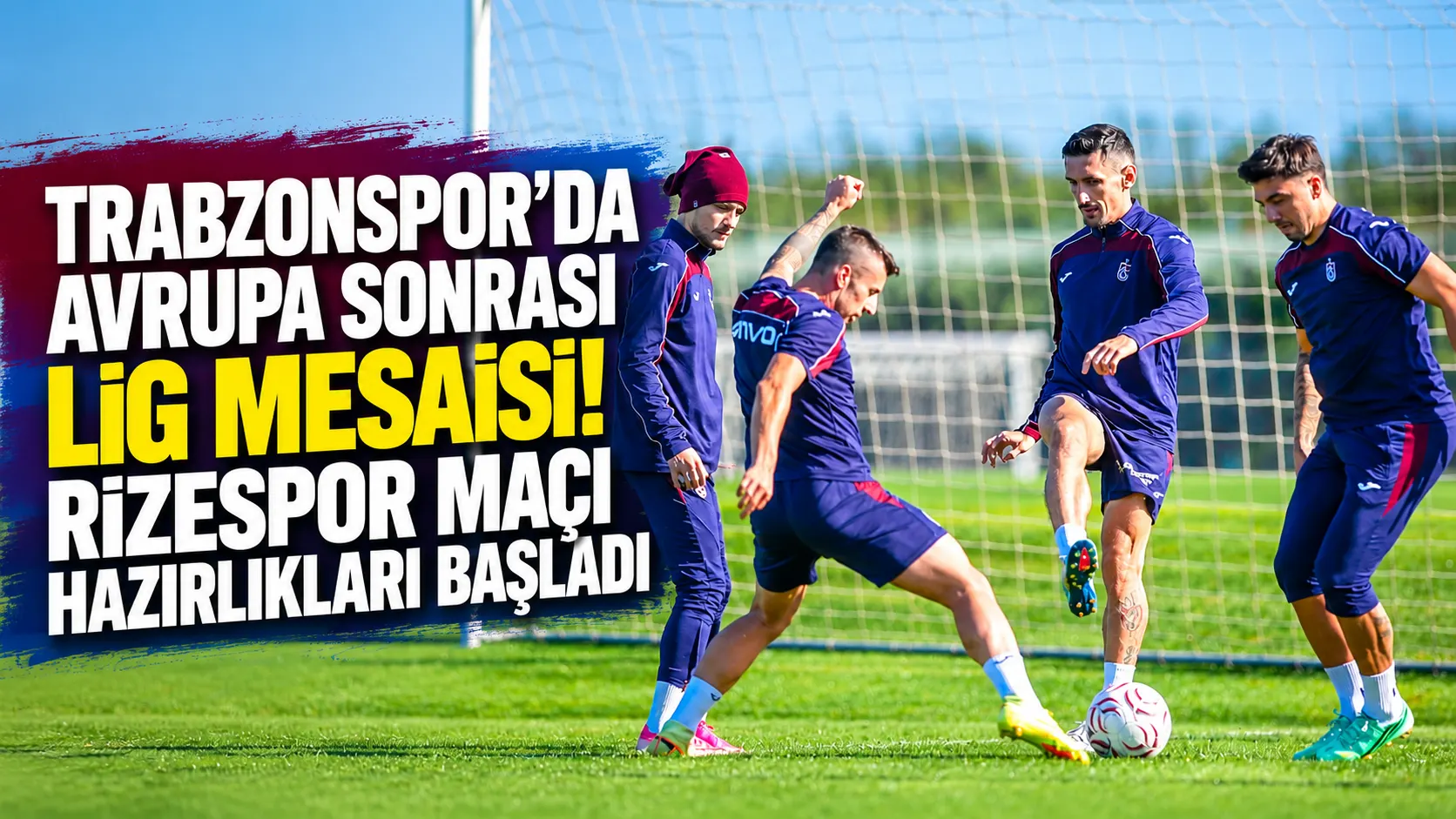 Avrupa galibiyetinin ardından lig mesaisi: Trabzonspor Rize hazırlıklarına başladı
