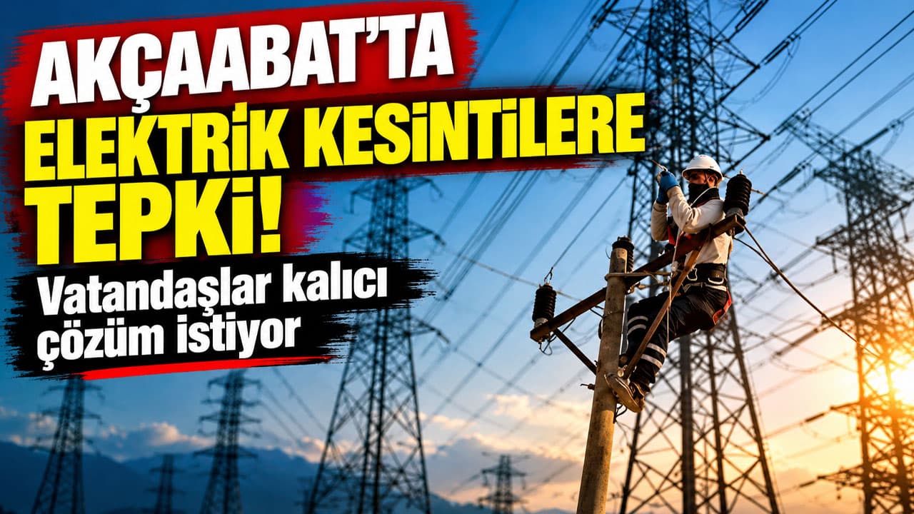 Akçaabat'ta sabah elektrik kesintisi: Esnaf ve halk kalıcı çözüm bekliyor
