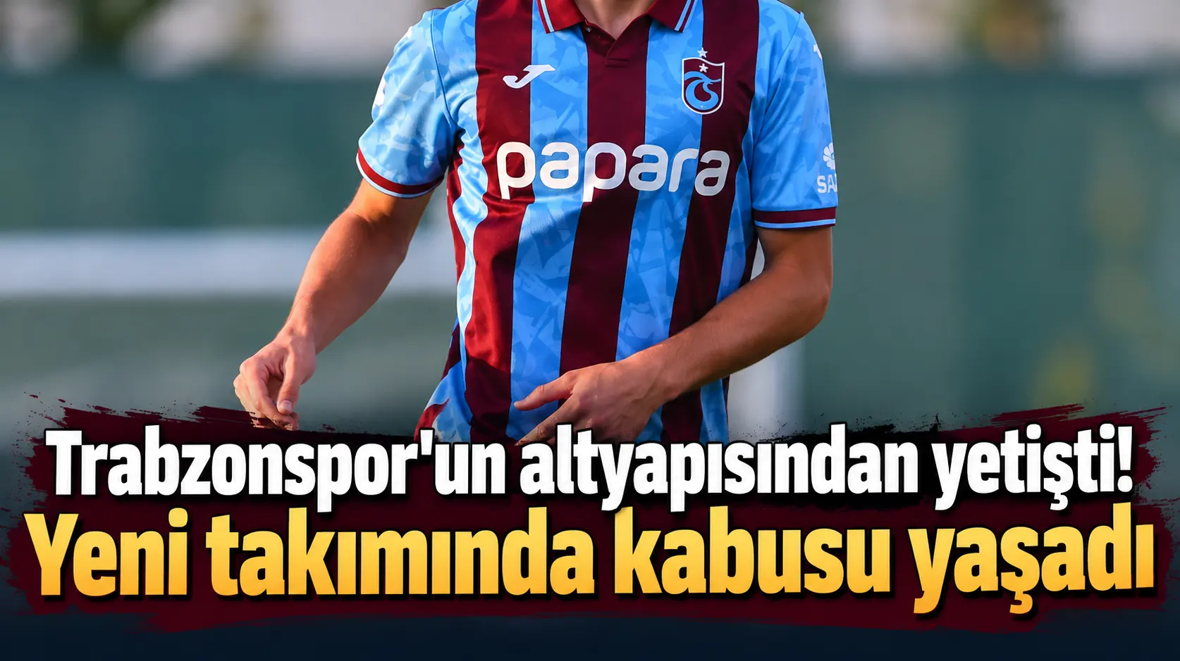 Genç savunmacı kırmızı kartla oyundan atıldı