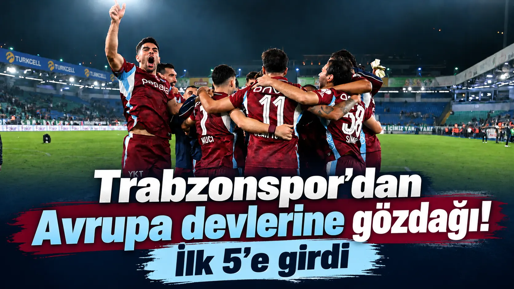 Trabzonspor, Avrupa'nın en üretken hücum takımları arasında ilk 5'e girdi