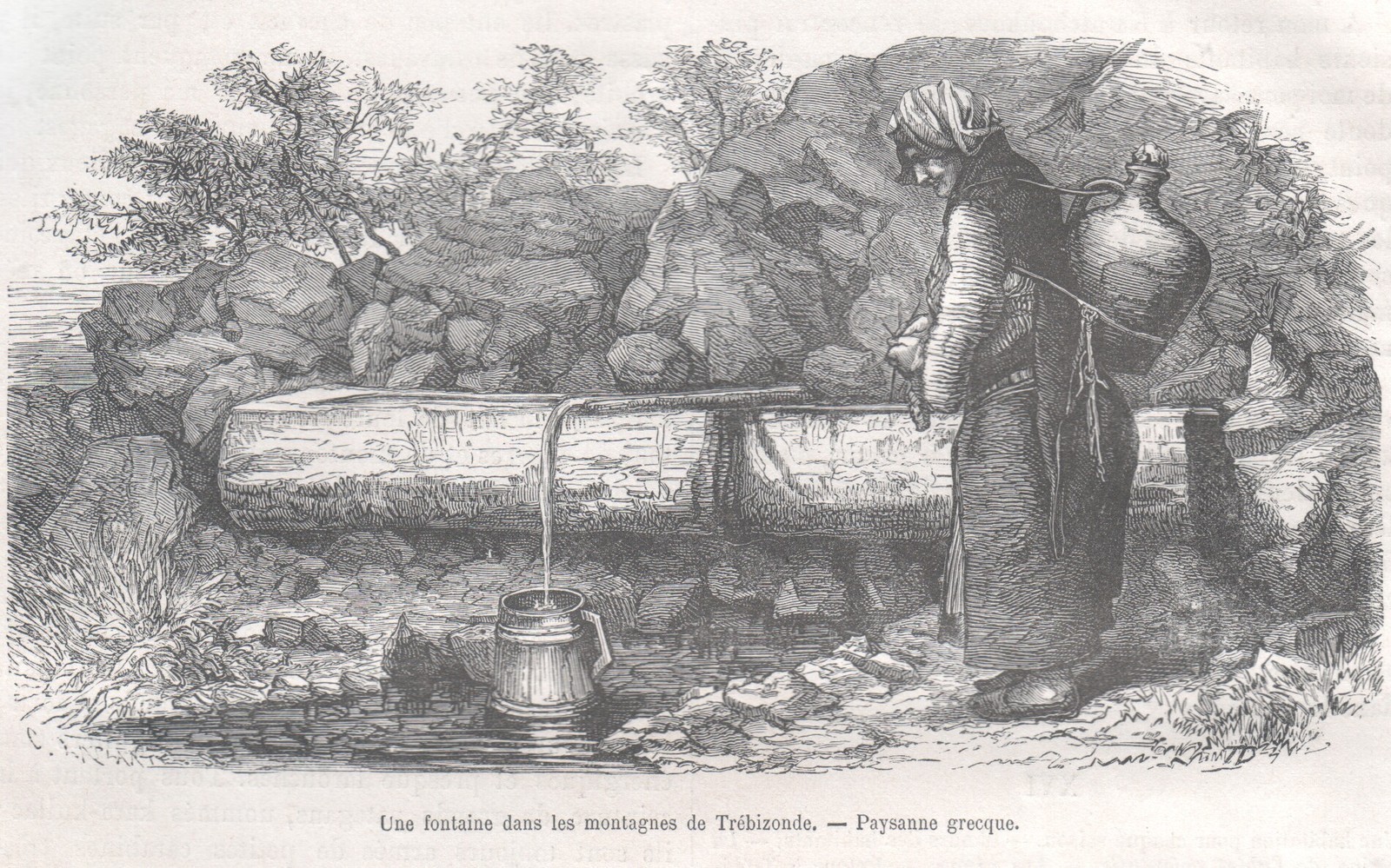 Fountain in the Trebizond mountains