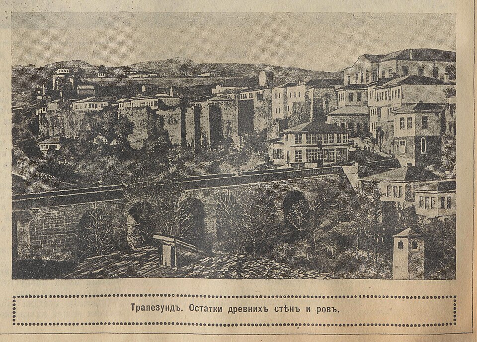 View of liberated Trabzon by Russians