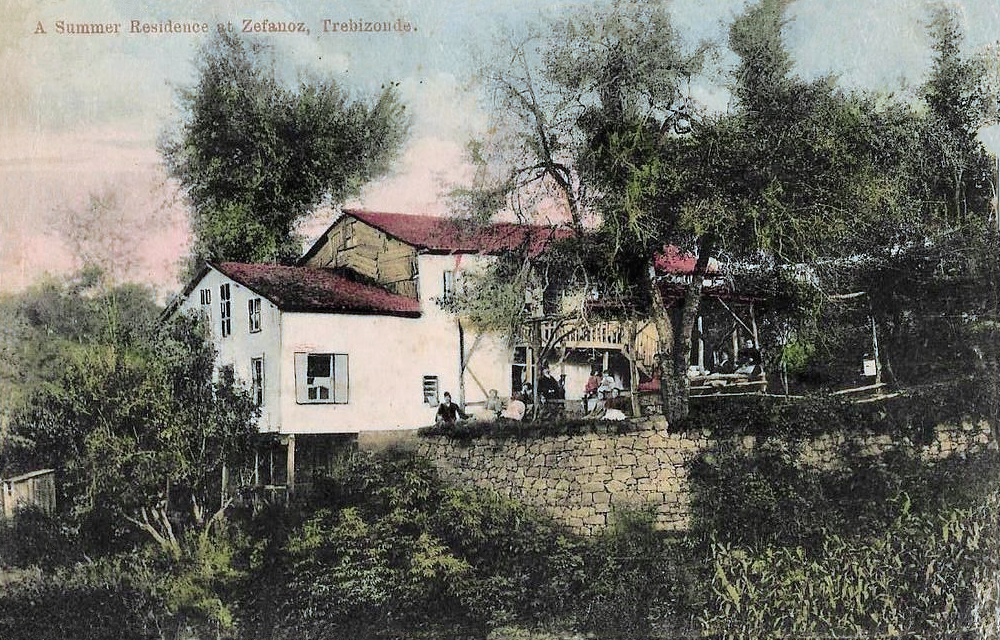 Trebizonde Summer residence at Zefanoz in colour