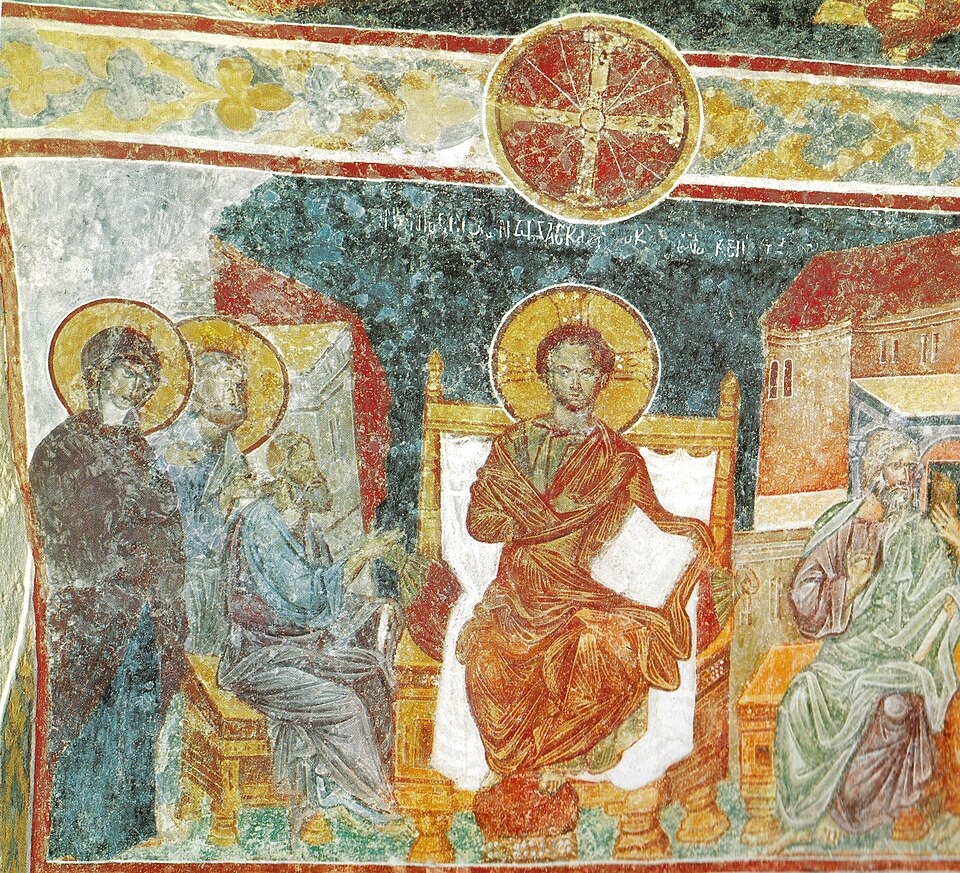 Jesus among the doctors Hagia Sophia Trabzon