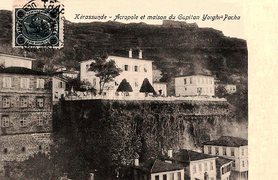 Kerassunde Acropolis and house of captain Yorghi Pacha