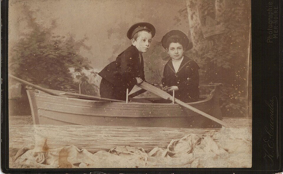 Unknown boys in Sailor Suits in Trebizonde in the 19th century