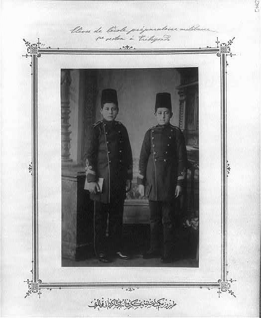 Students, imperial military middle school, Trabzon