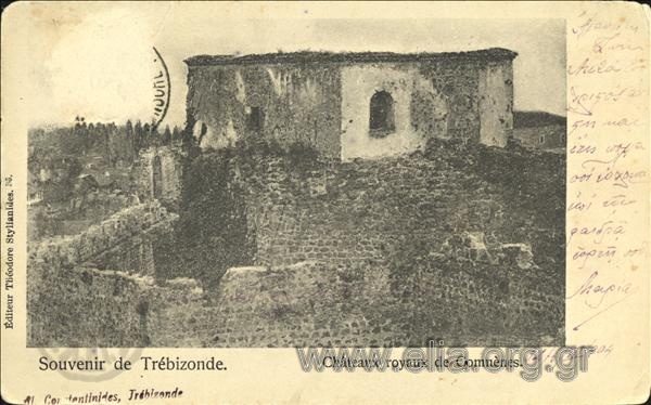 Souvenir de Trébizonde. Châteaux royaux des Comnènes