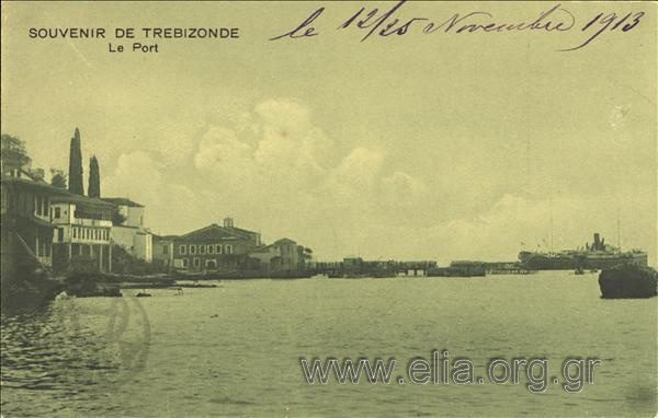 Souvenir de Trébizonde. Le Port