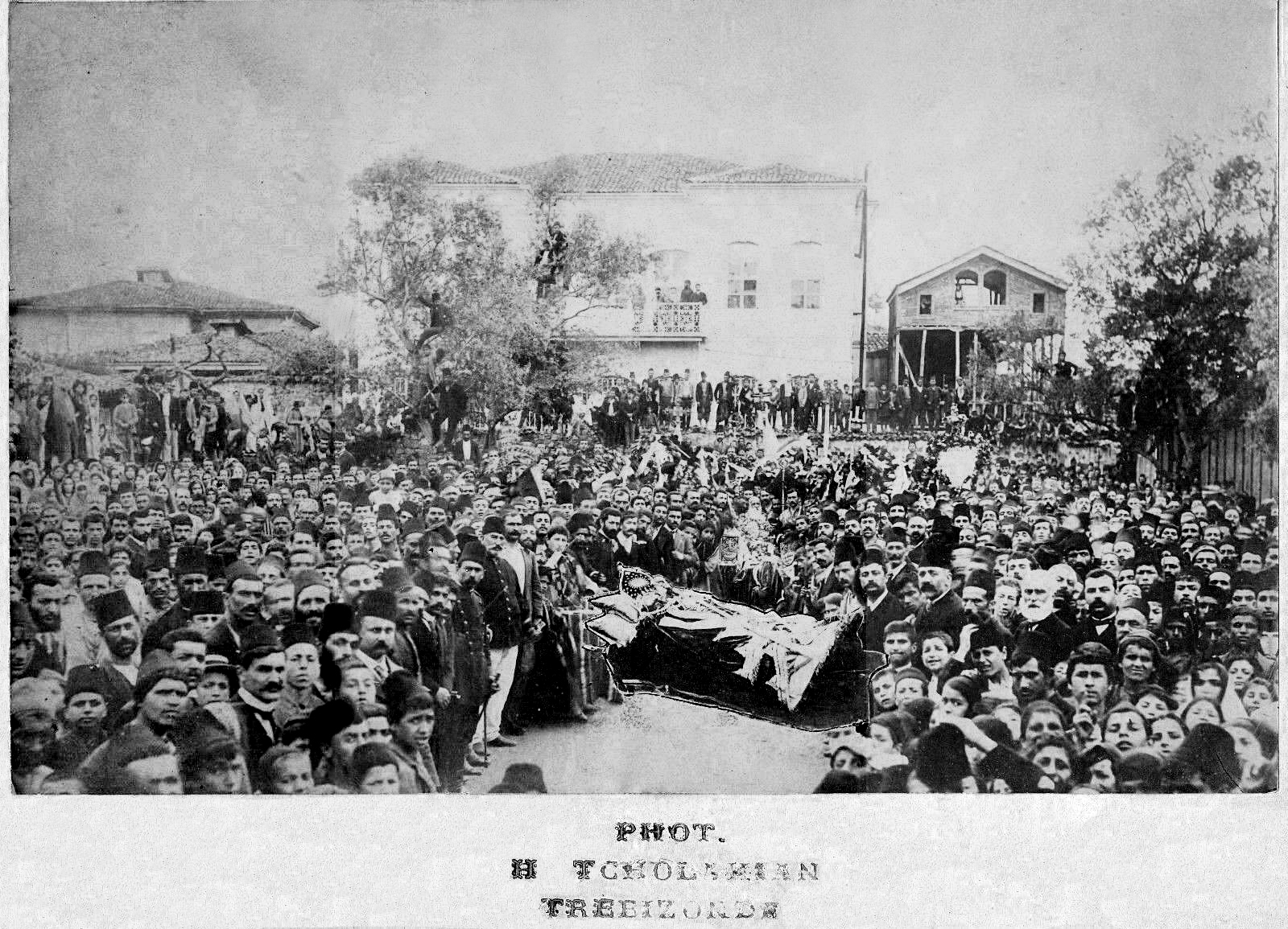 Public funeral in Trebizond