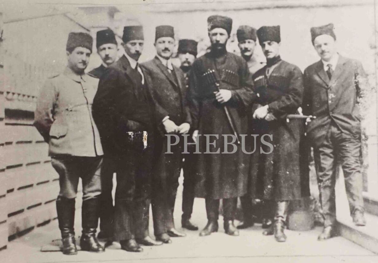 North Caucasian and Ottoman representatives at Trebizond Conference,
