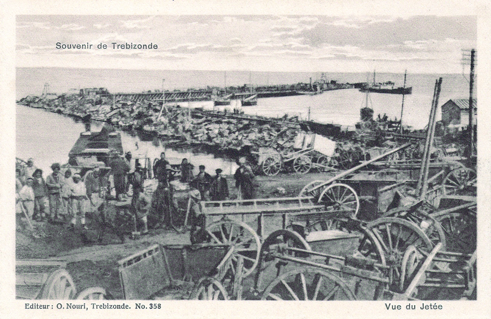 View of the pier at Trebizond
