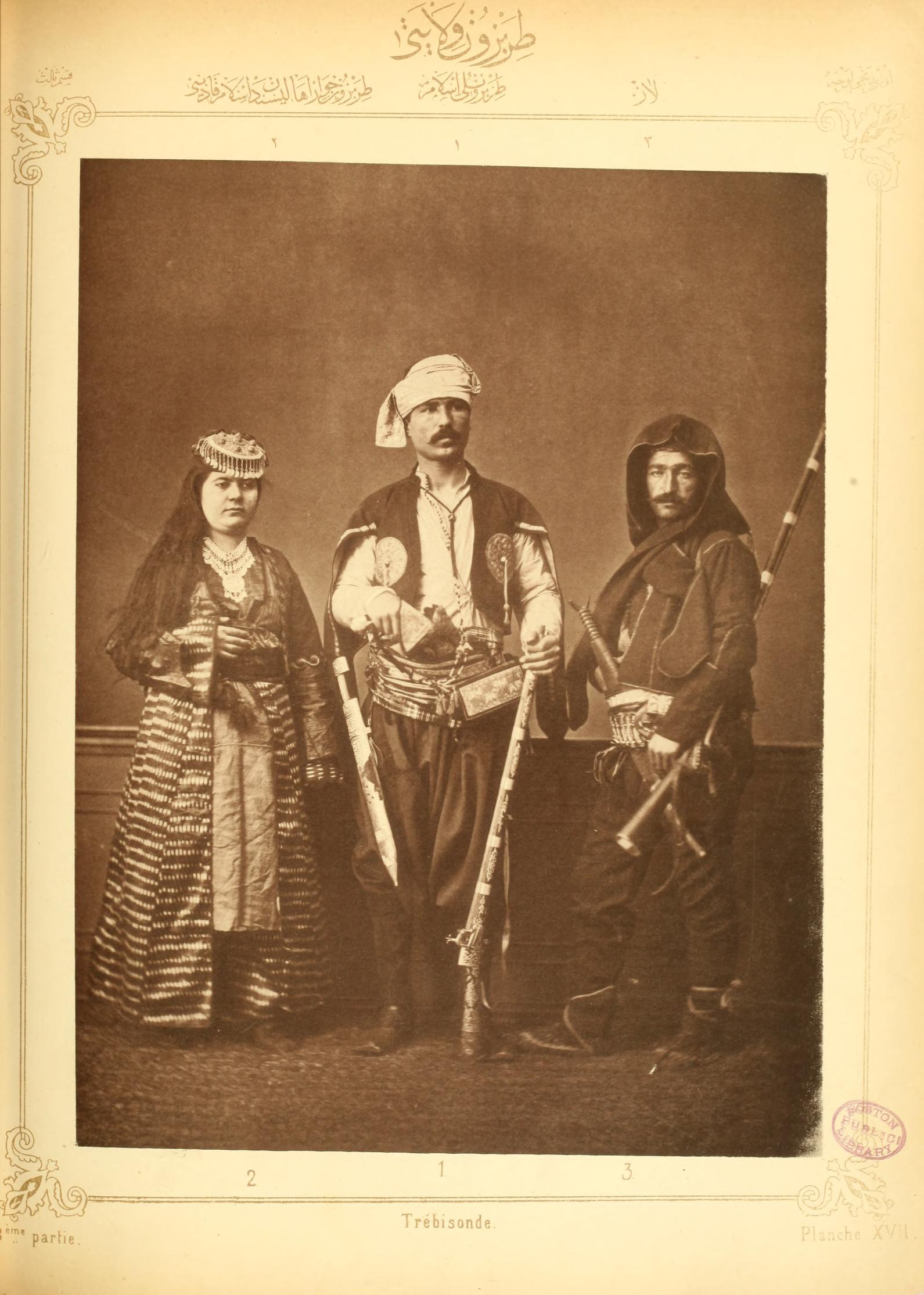 Les costumes populaires de la Turquie en Partie 3 Planche