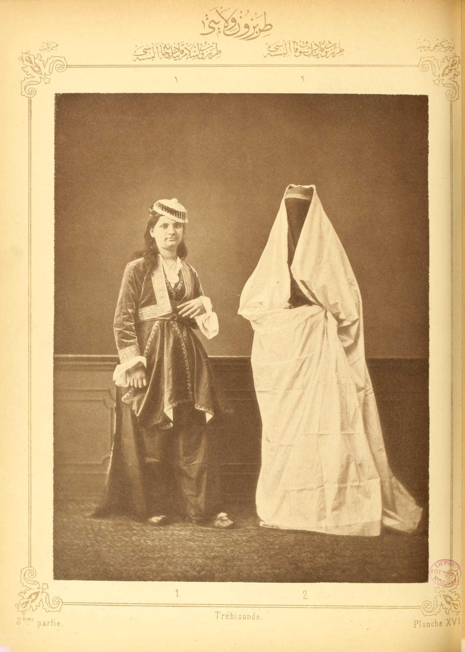 Les costumes populaires de la Turquie en Partie 3 Planche