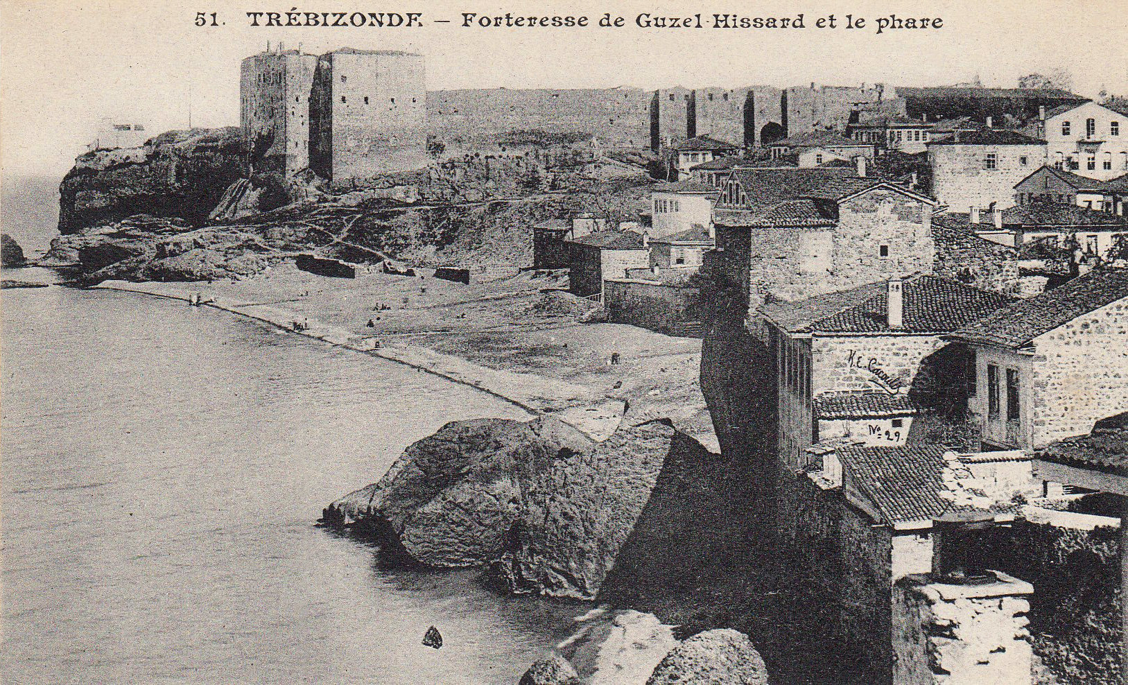Guzel Hisar fortress and lighthouse at Trebizond