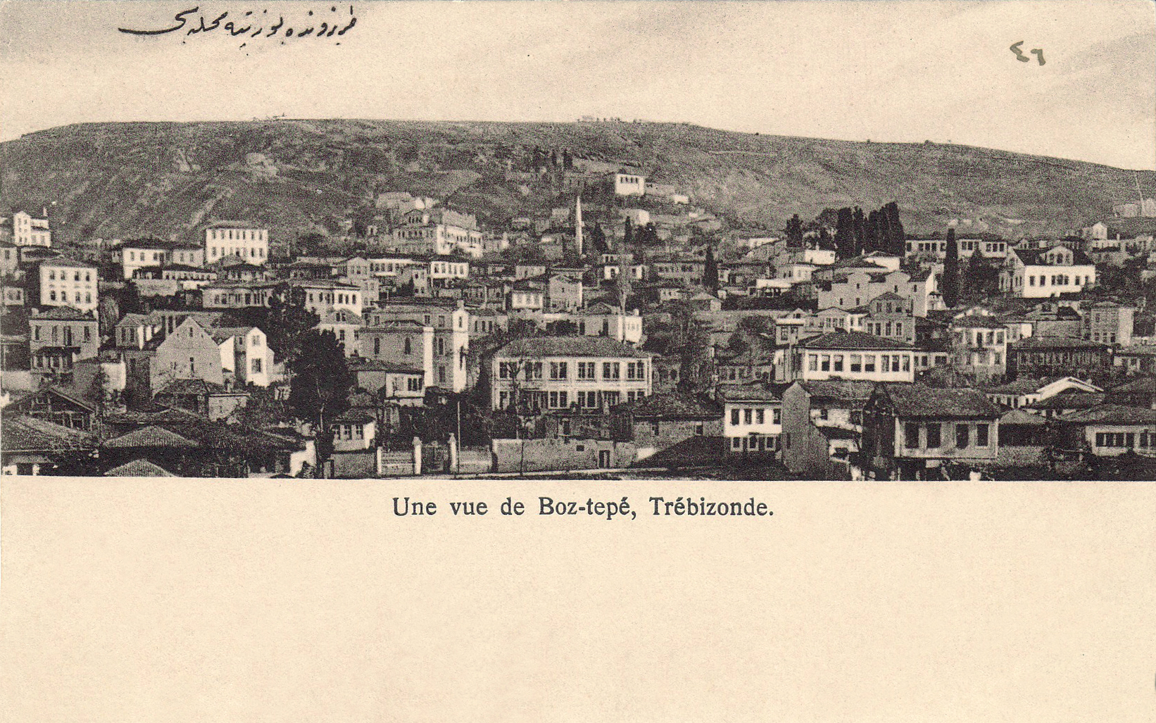View of Boztepe in Trebizond