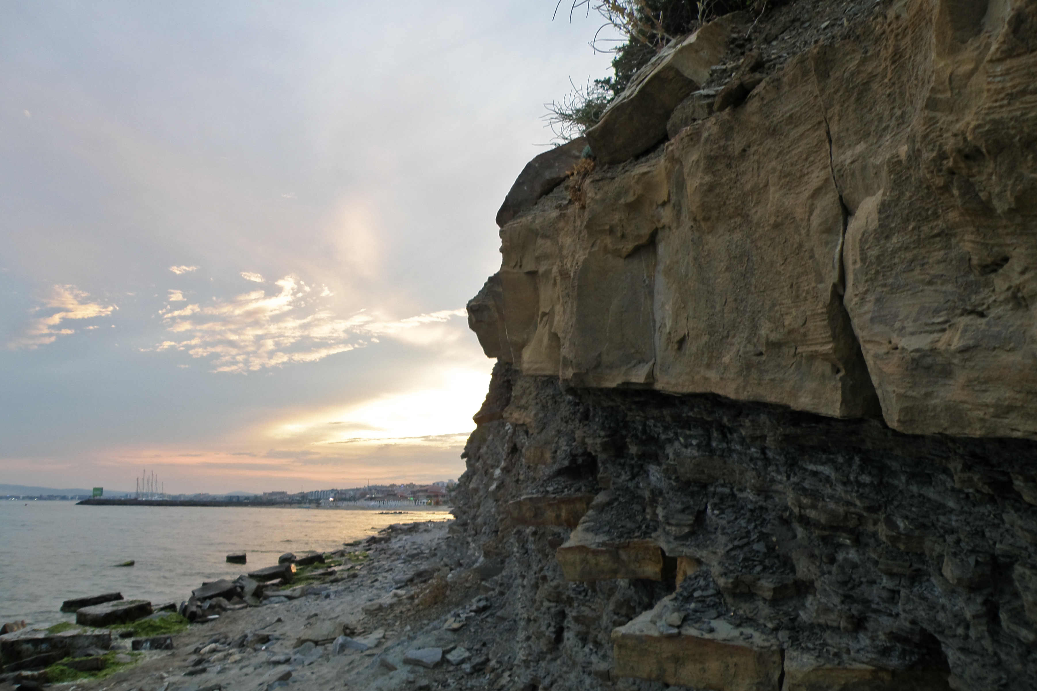 Summer sunset on the rocky shore of the Black Sea panoramio