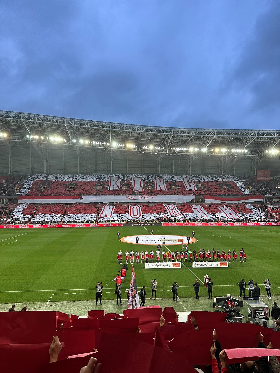 Samsunspor Trabzonspor maçı (4.5.) koreografi